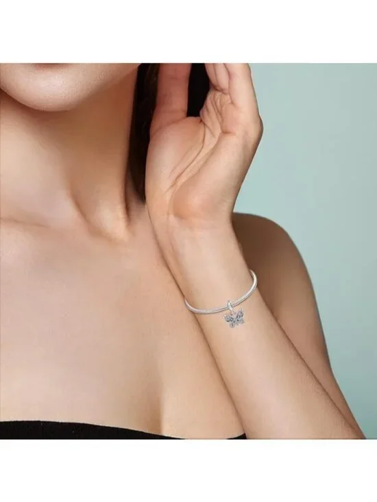 Colorful Butterfly Cool 925 Silver Charms for Bracelets & Necklaces - Picture 4 of 5